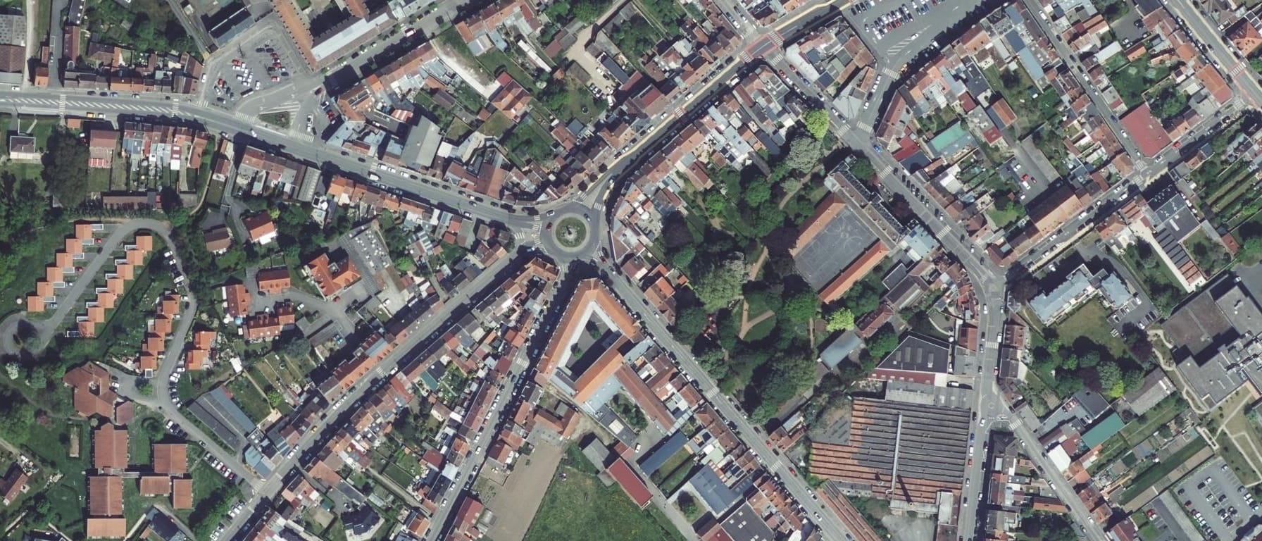 Vue aérienne de CFA Jean Bosco - Lycée Sainte Marie