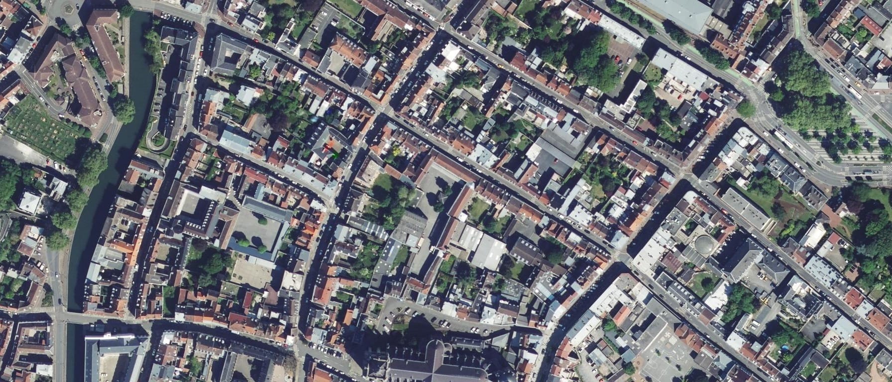 Vue aérienne de Lycée Deforest De Lewarde
