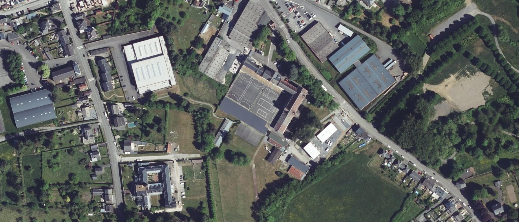 Vue aérienne de Lycée Saint Pierre