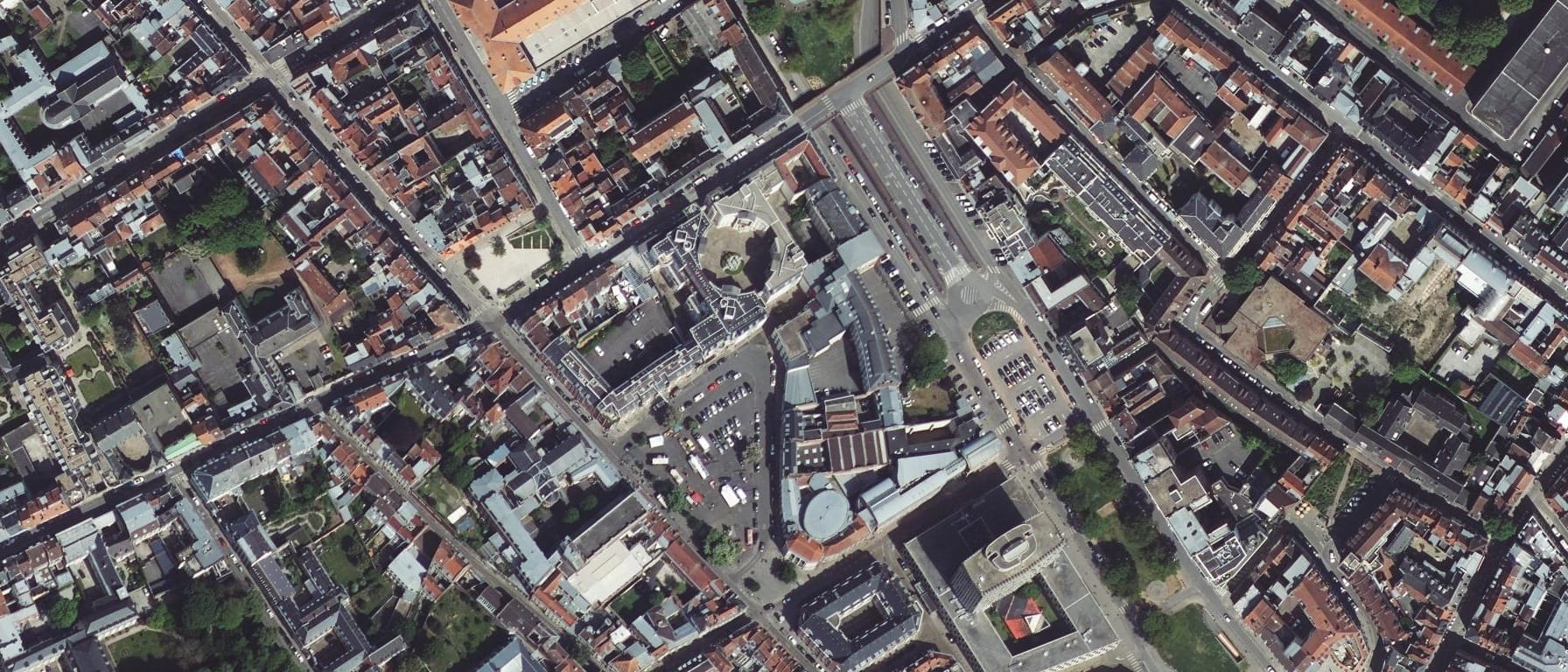 Vue aérienne de Lycée Notre-Dame De La Paix