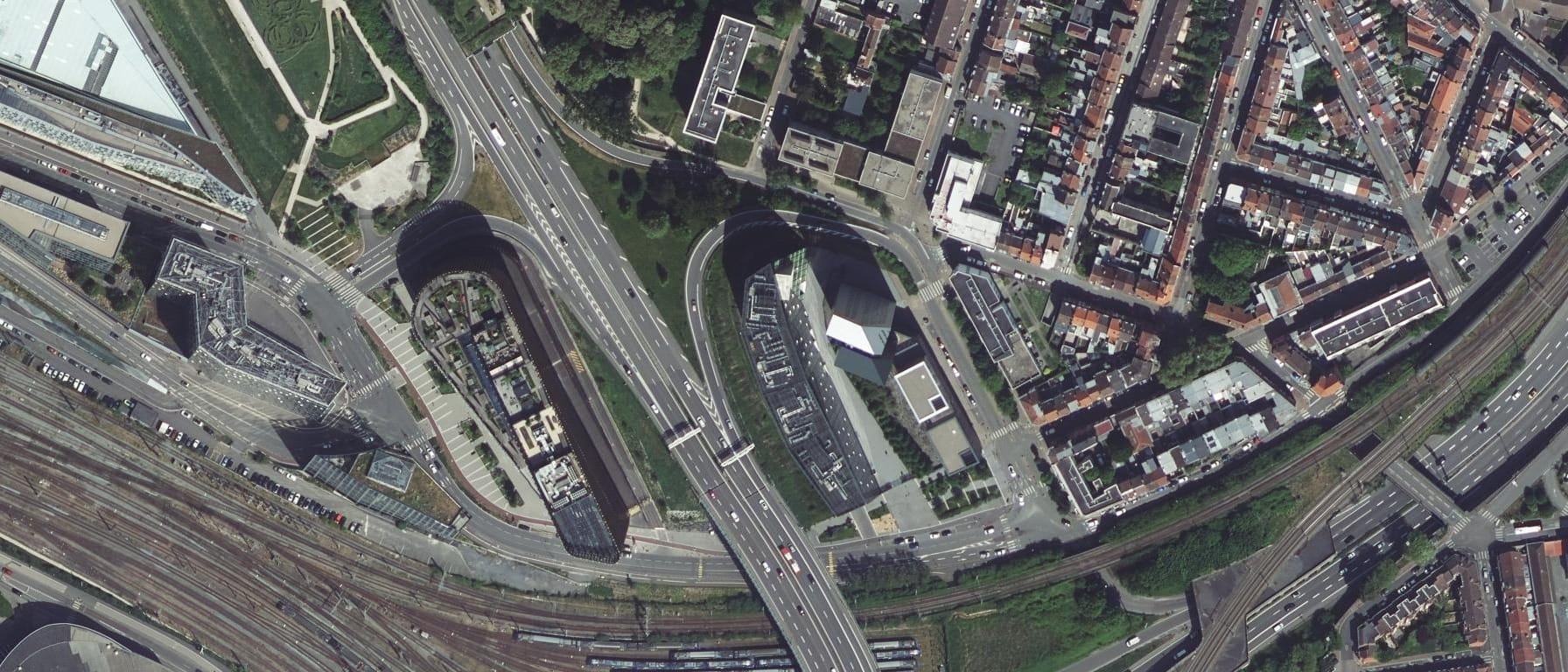 Vue aérienne de Ecole d'Optique et de Lunetterie de Lille