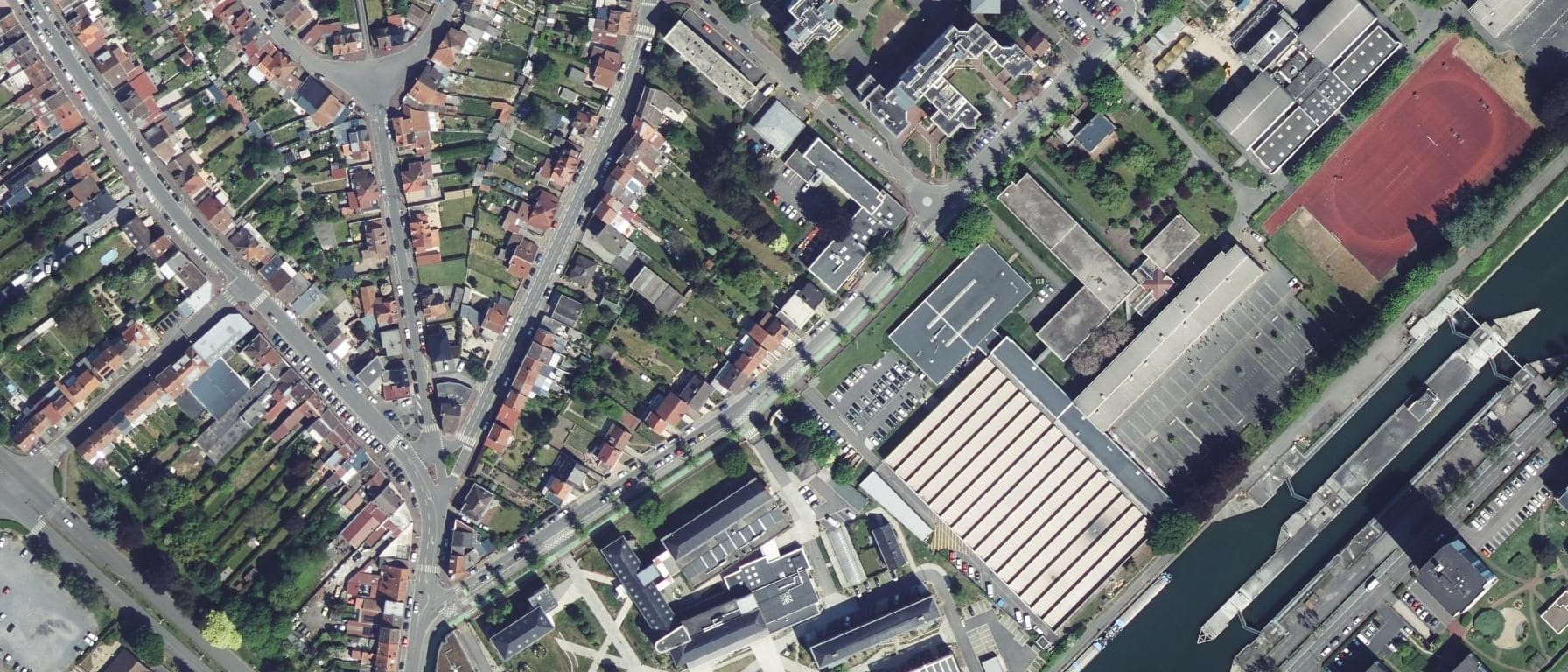 Vue aérienne de CFA E Labbé Douai - Université de Lille
