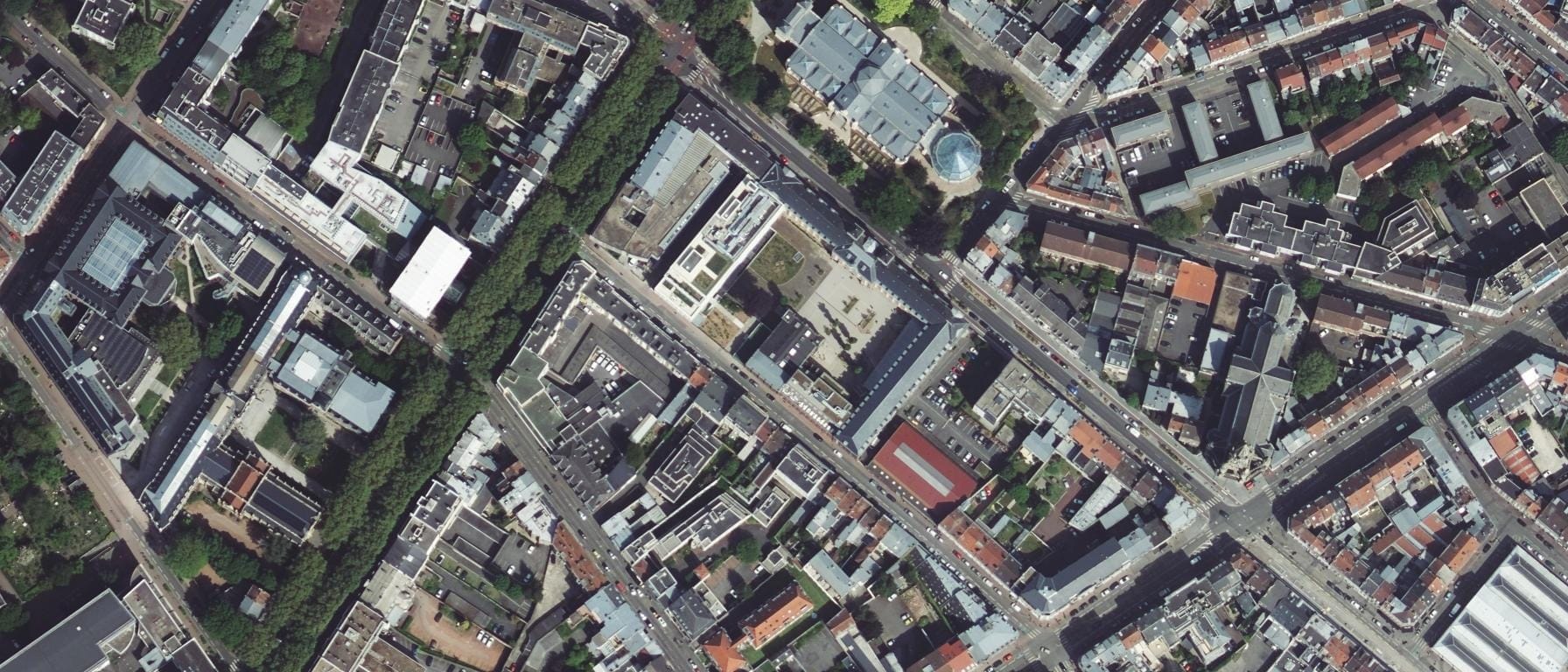 Vue aérienne de ESME Sudria Lille