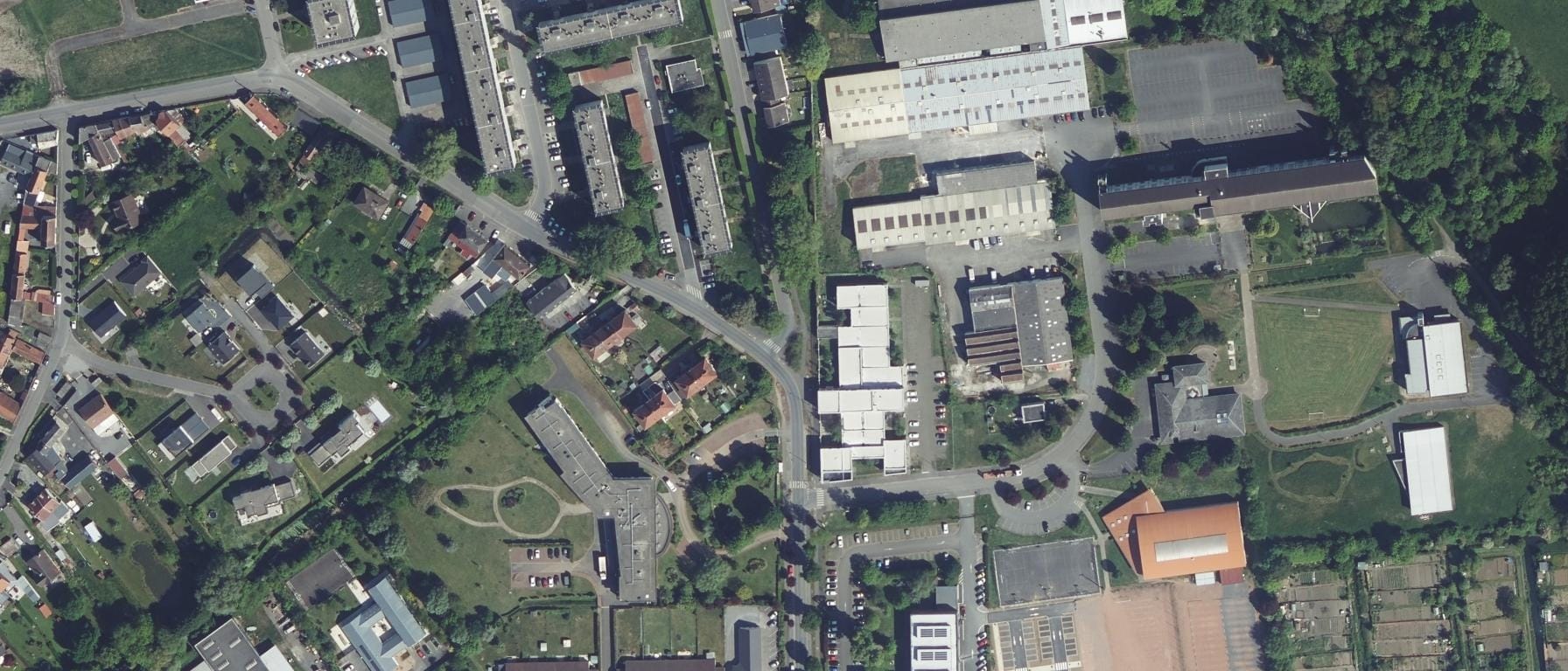 Vue aérienne de École supérieure d’art et de communication de Cambrai
