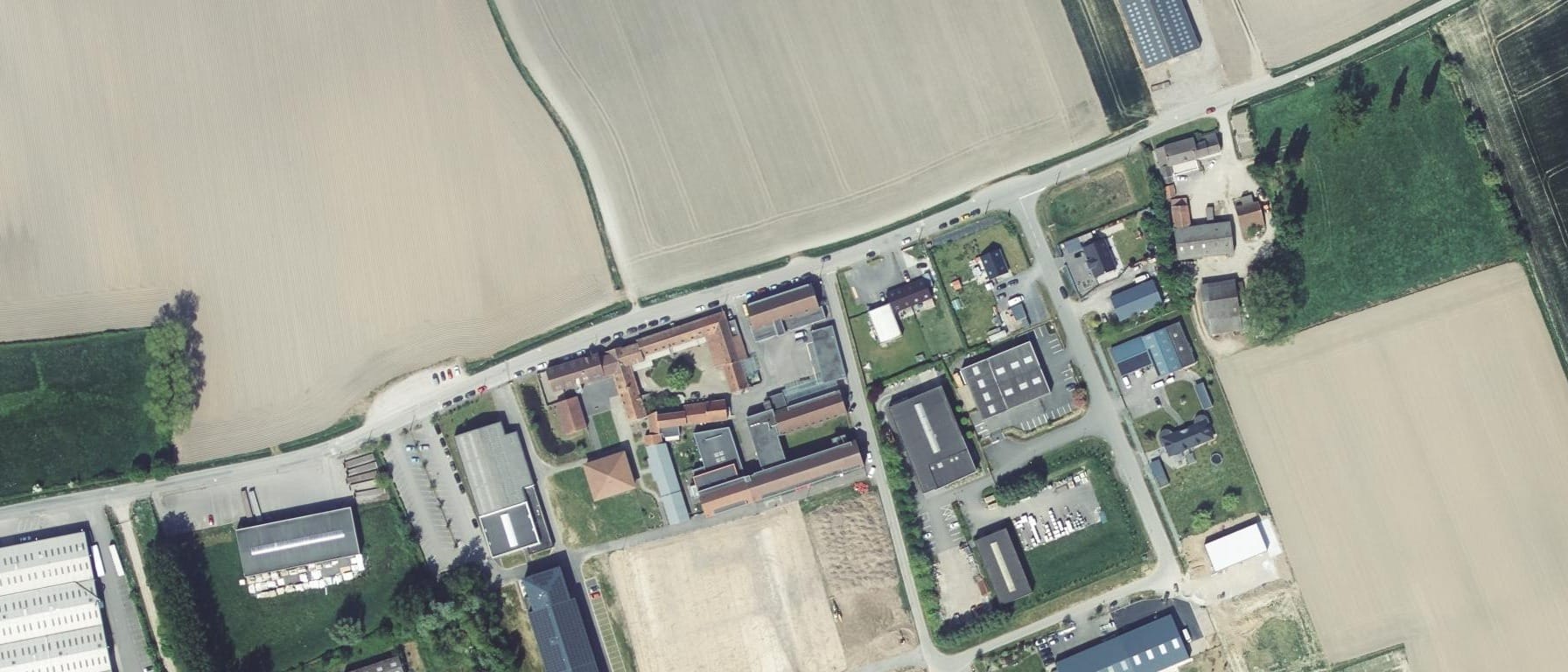 Vue aérienne de IETP de Hoymille