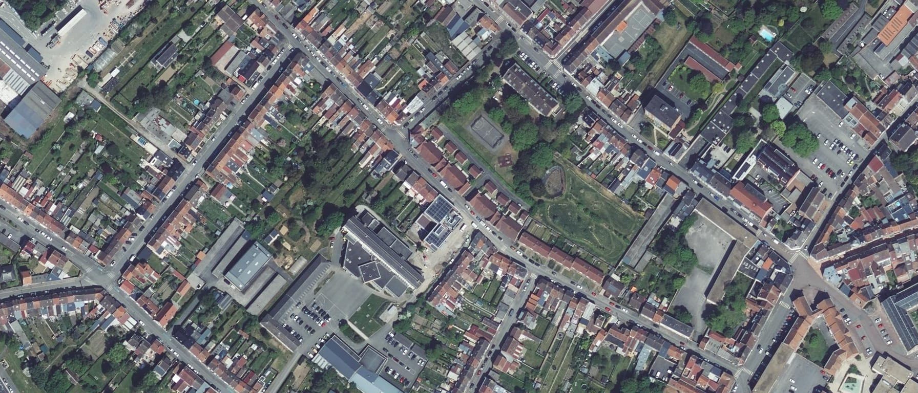 Vue aérienne de Institut d'Hazebrouck