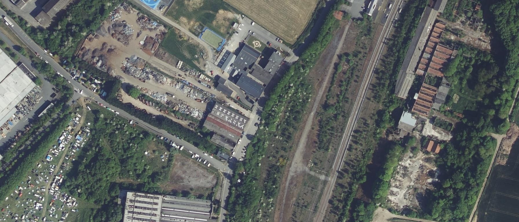Vue aérienne de MFR de Le Cateau