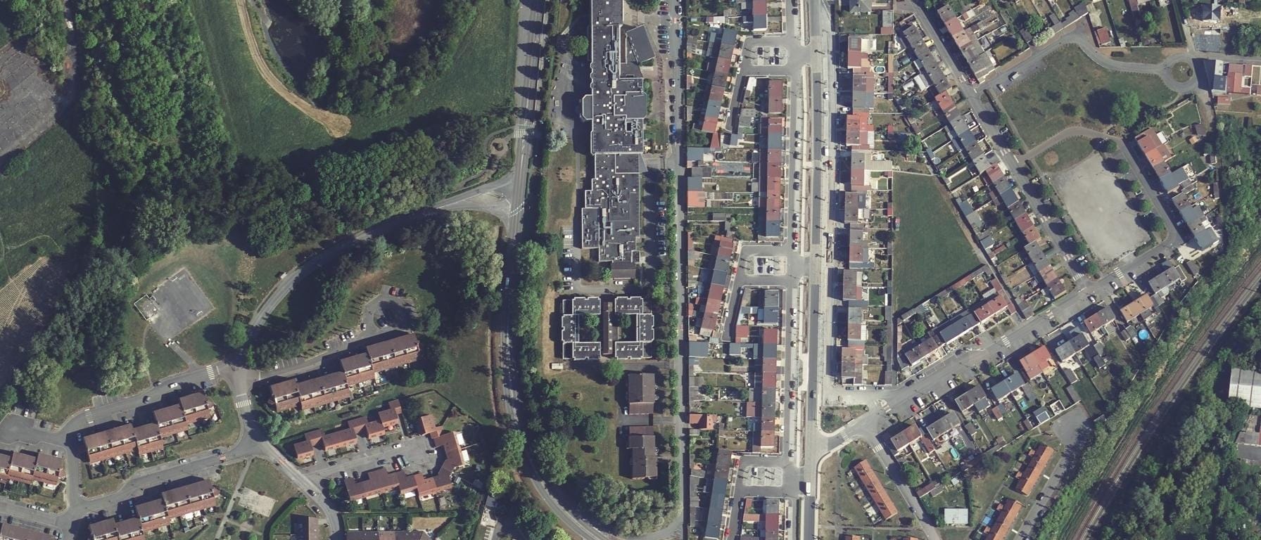 Vue aérienne de Lycée professionnel Léonard de Vinci