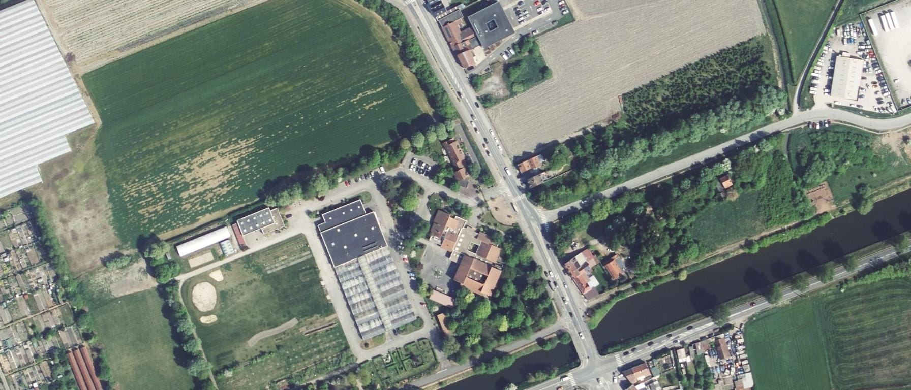 Vue aérienne de Lycée agricole de Dunkerque-Rosendaël