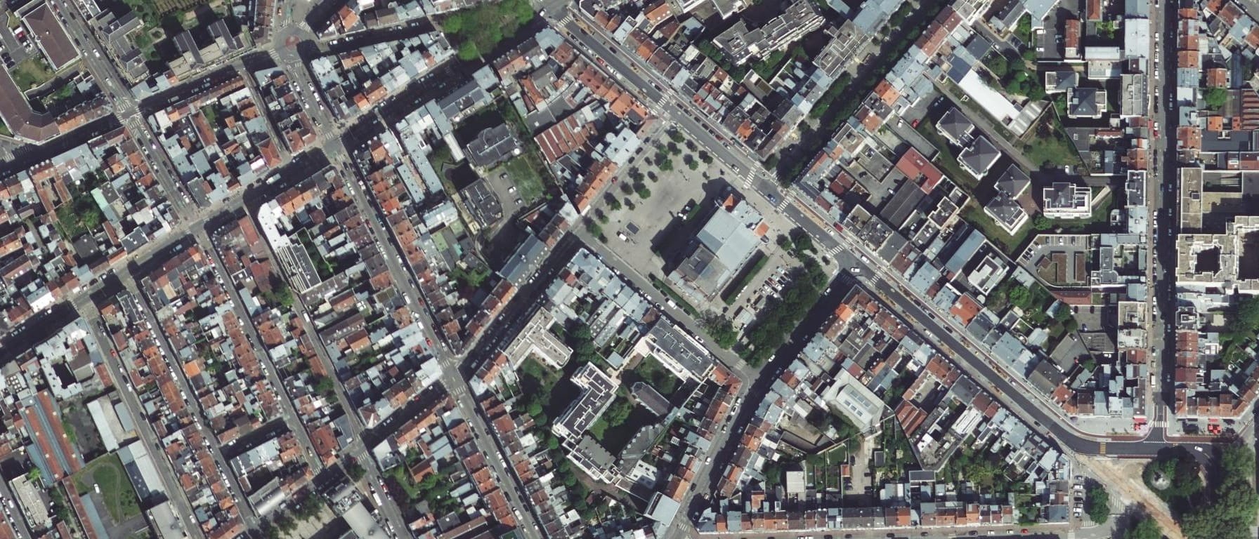 Vue aérienne de ISA Lille-Campus EDUCTIVE LILLENIUM (59)