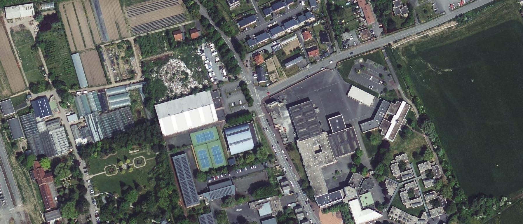 Vue aérienne de Lycée Jean Prouve