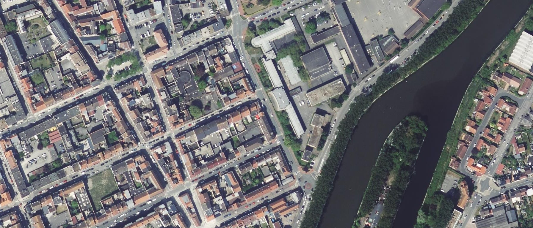 Vue aérienne de Ecole supérieure d'art Dunkerque-Tourcoing - Site de Dunkerque