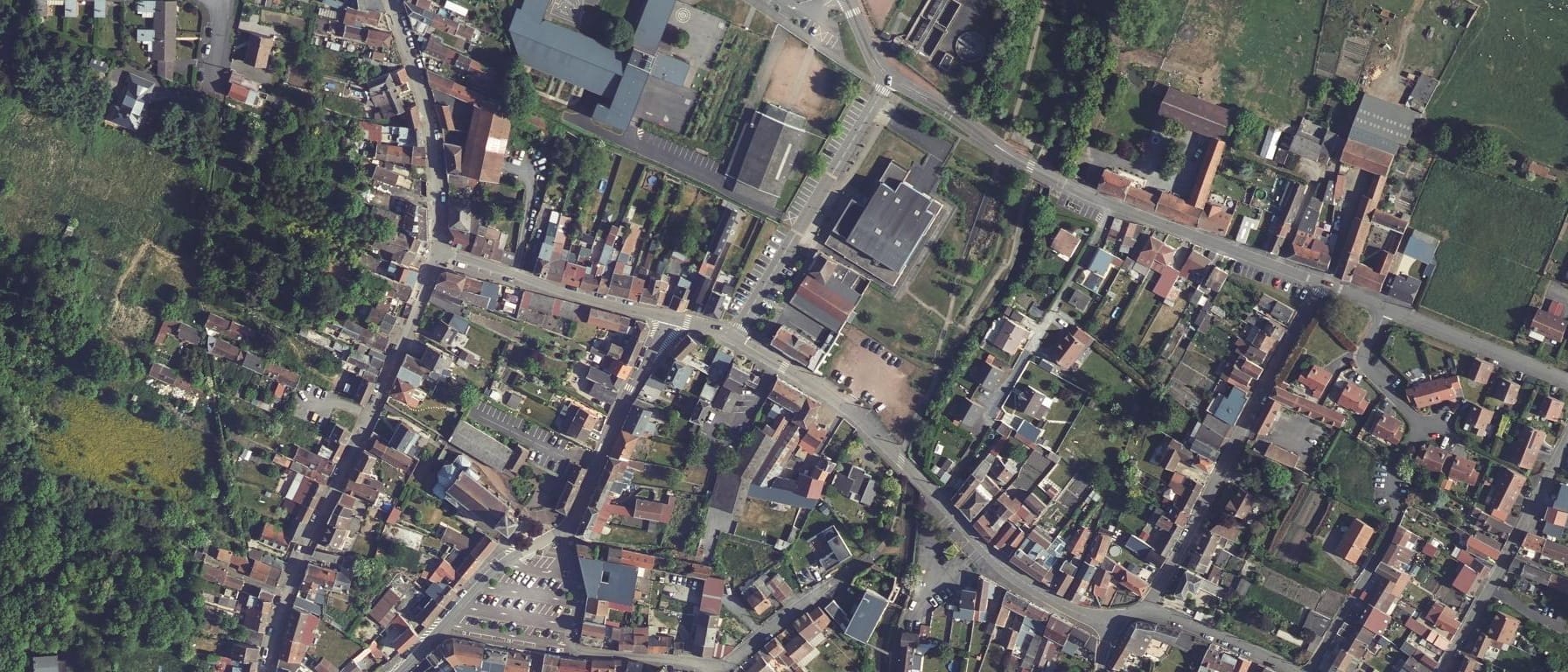 Vue aérienne de LAHO GRAND HAINAUT AULNOY-LEZ-VALENCIENNES
