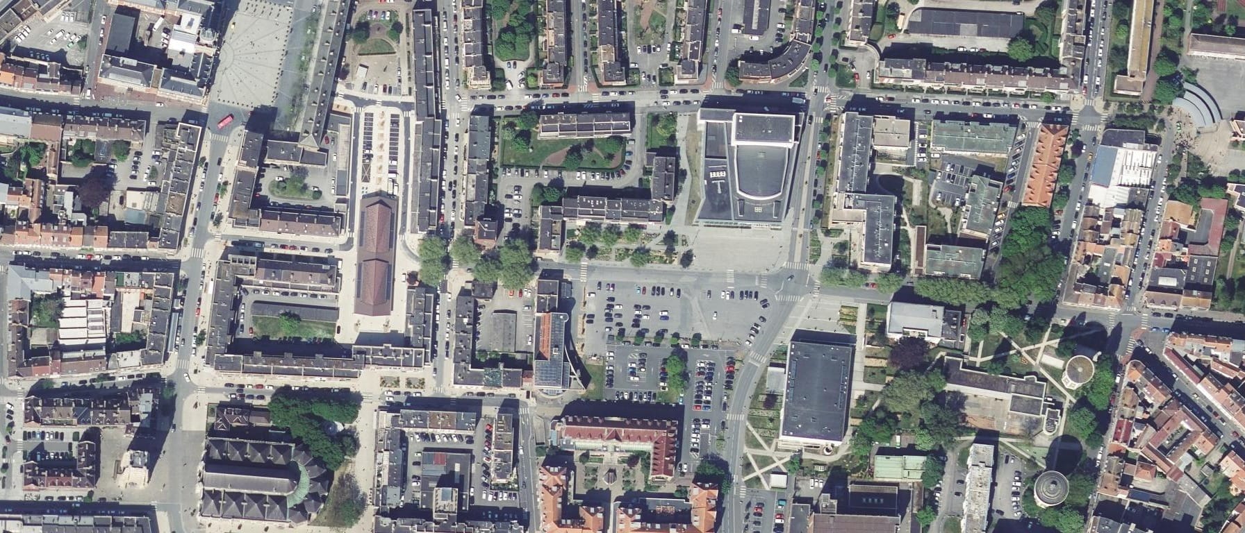 Vue aérienne de Institut Supérieur de Commerce International de Dunkerque Côte d'Opale (ISCID-CO) - site de Dunkerque (59)