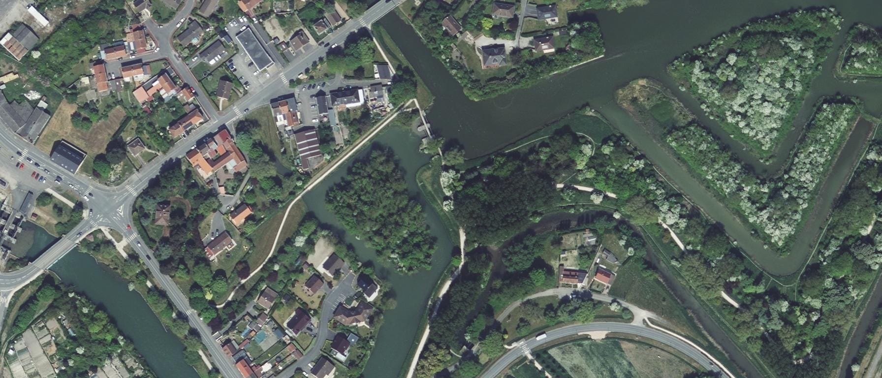 Vue aérienne de INSPE de Gravelines