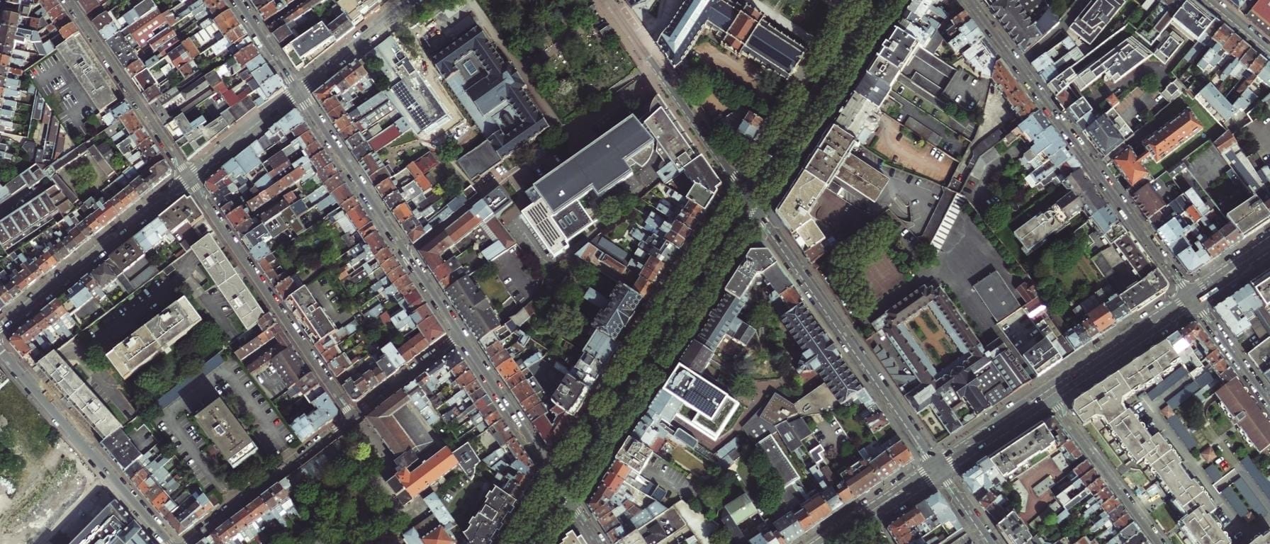 Vue aérienne de ICL - ISTC