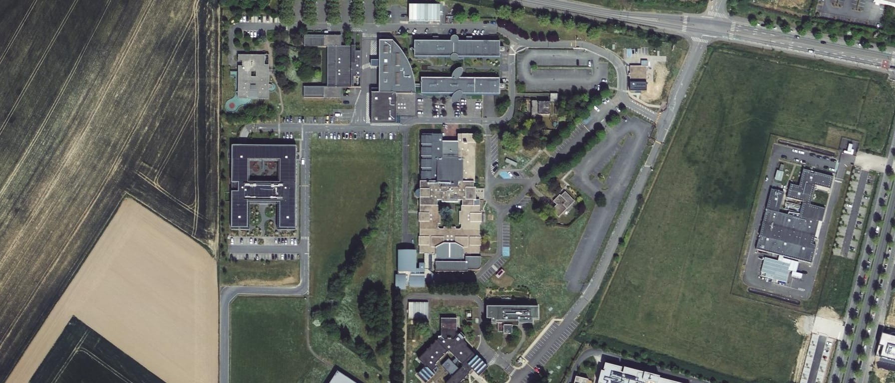 Vue aérienne de IRTS HDF - Site Métropole Lilloise