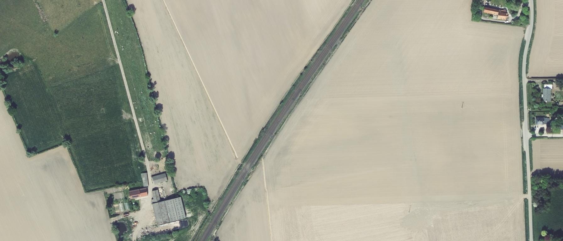Vue aérienne de CFA agricole public des Hauts-de-France