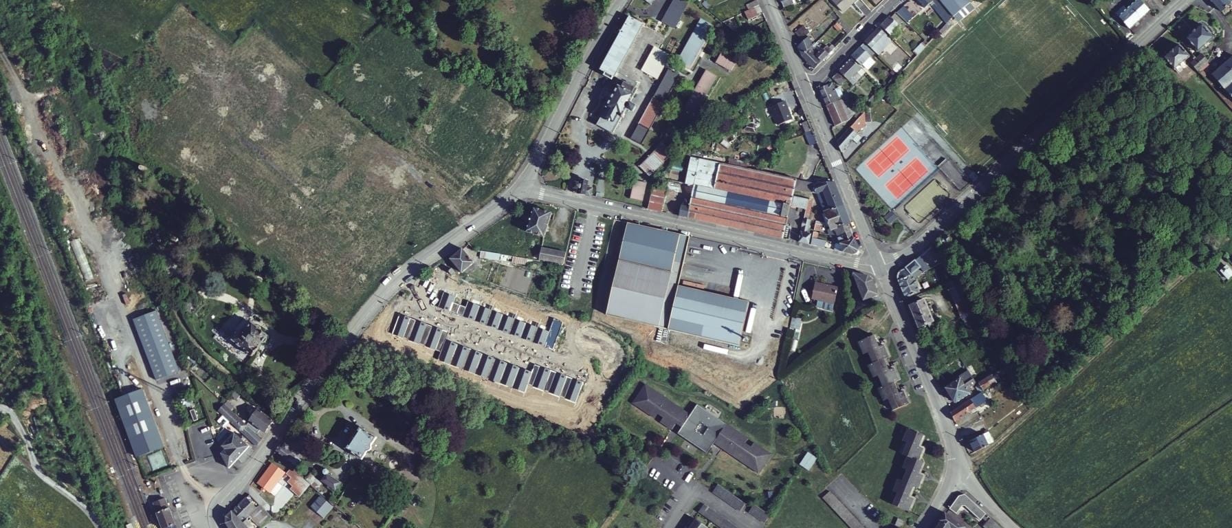 Vue aérienne de CFA agricole public des Hauts-de-France