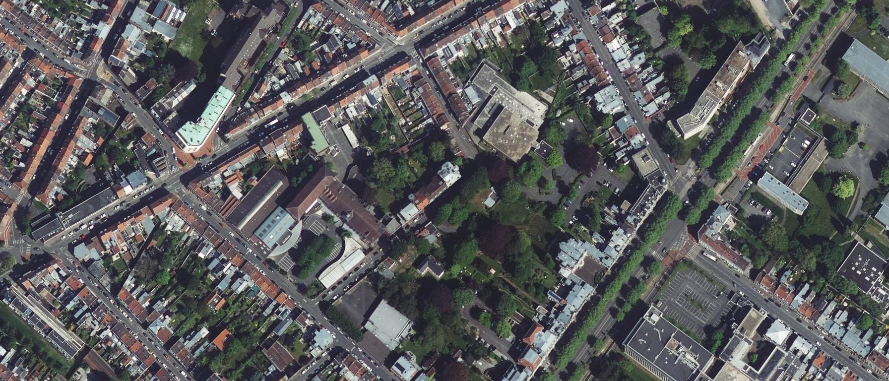 Vue aérienne de LAHO - Métropole Lilloise ROUBAIX