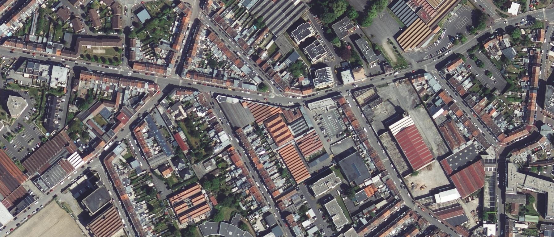 Vue aérienne de ECOSUP Campus (Tourcoing - 59)