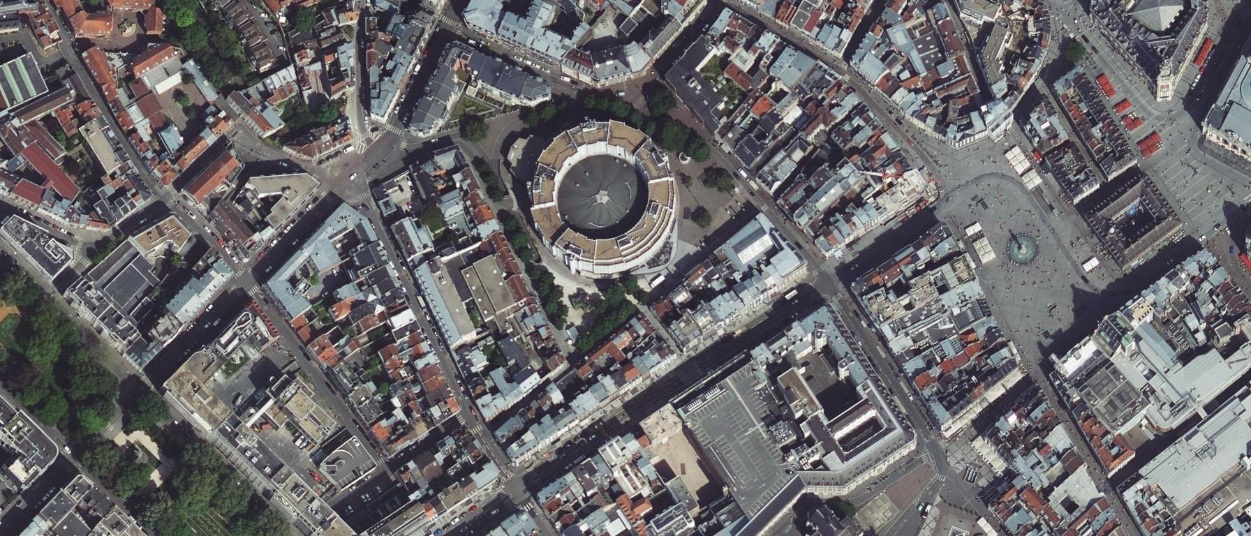 Vue aérienne de Institut Supérieur d'Optique ISO