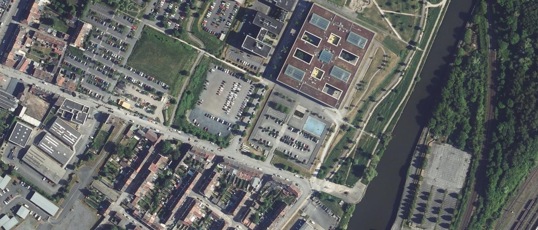 Vue aérienne de IRTS Hauts-de-France - Site Hainaut Cambrésis