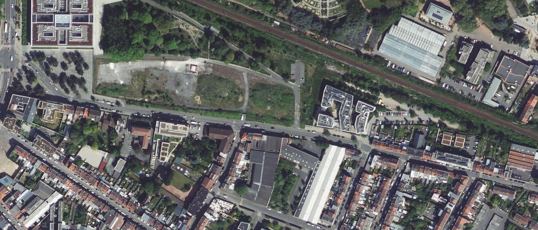 Vue aérienne de CFA FORMASUP Nord-Pas de Calais - Antenne de l'AMIGRAF (Association des métiers et industries graphiques) de LILLE