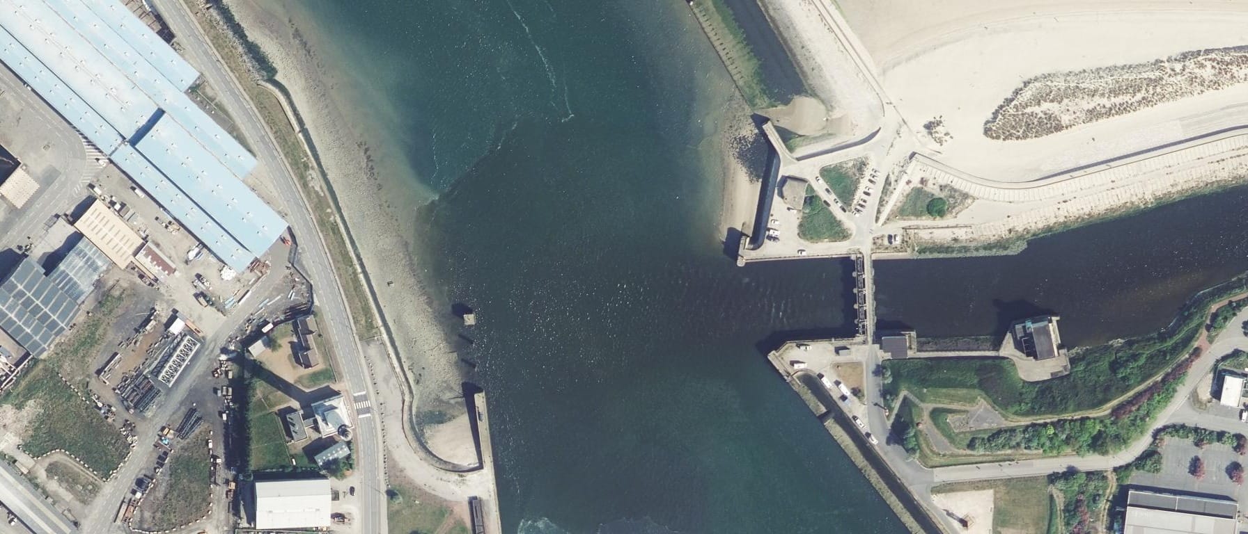 Vue aérienne de EIL Côte d'Opale - Site de Dunkerque