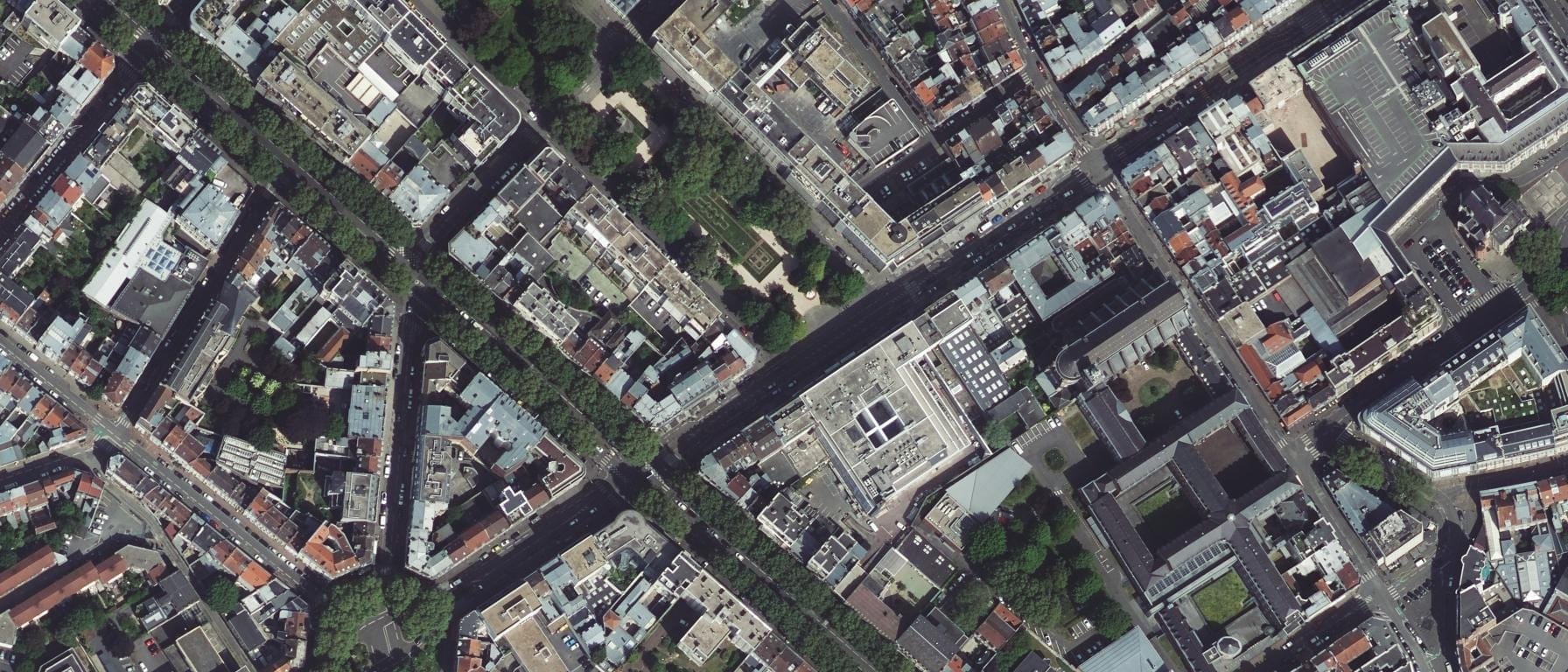 Vue aérienne de Euridis Business School LILLE