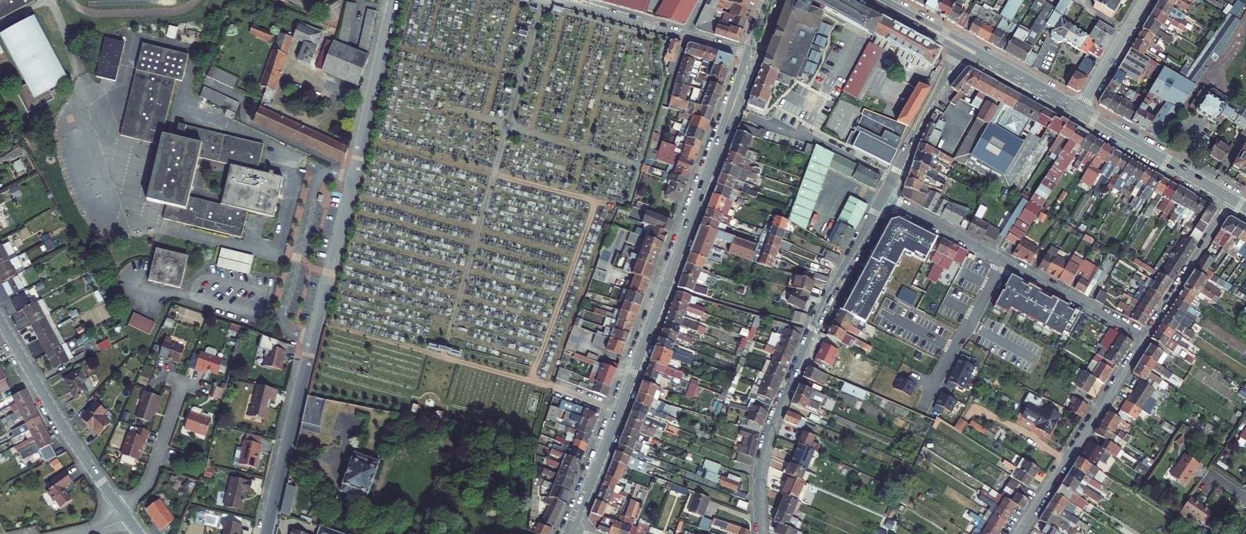 Vue aérienne de AFA ALTERN'EMPLOI - HAZEBROUCK
