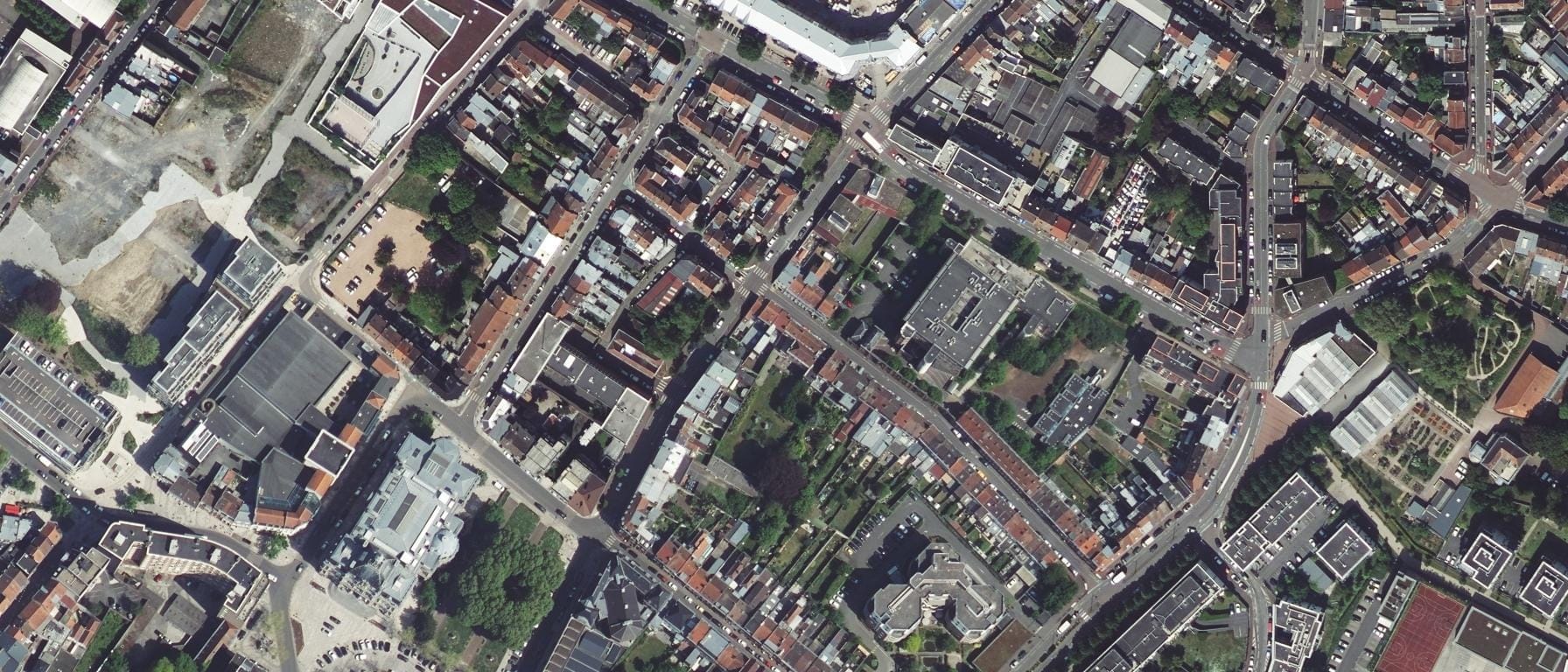 Vue aérienne de IUT de l'Université de Lille - site de Tourcoing