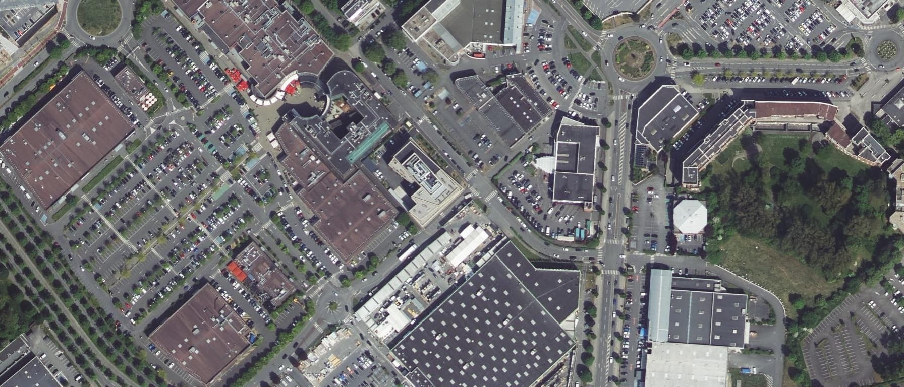 Vue aérienne de SUPTERTIAIRE IMMOBILIER - Campus de Lille (Villeneuve-d'Ascq - 59)