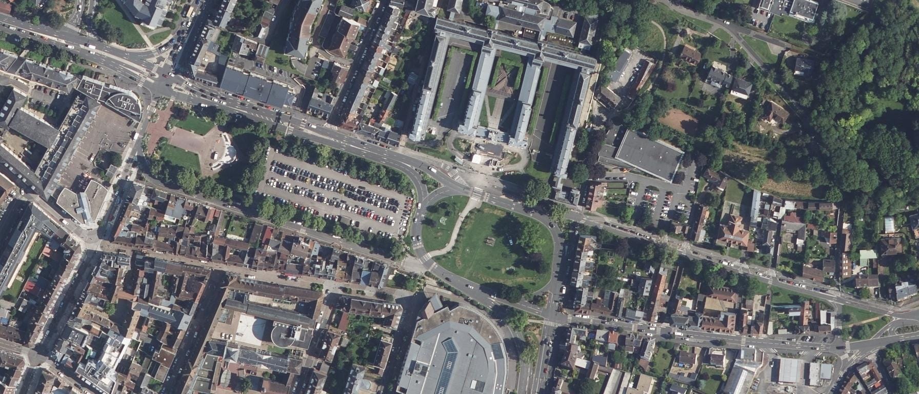 Vue aérienne de Lycée Felix Faure