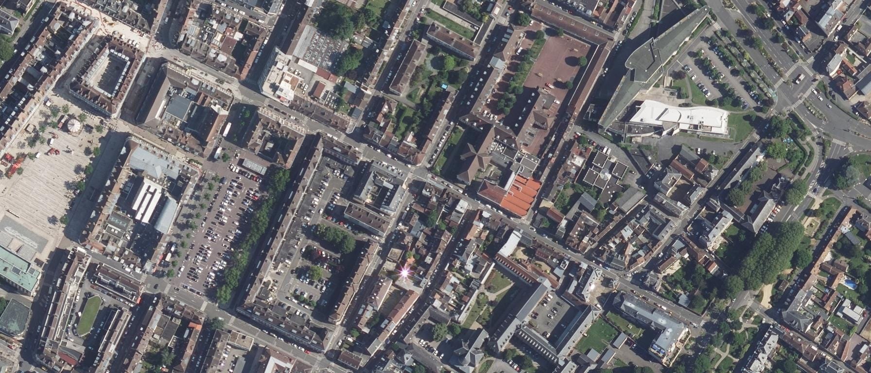 Vue aérienne de Lycée professionnel Les Jacobins