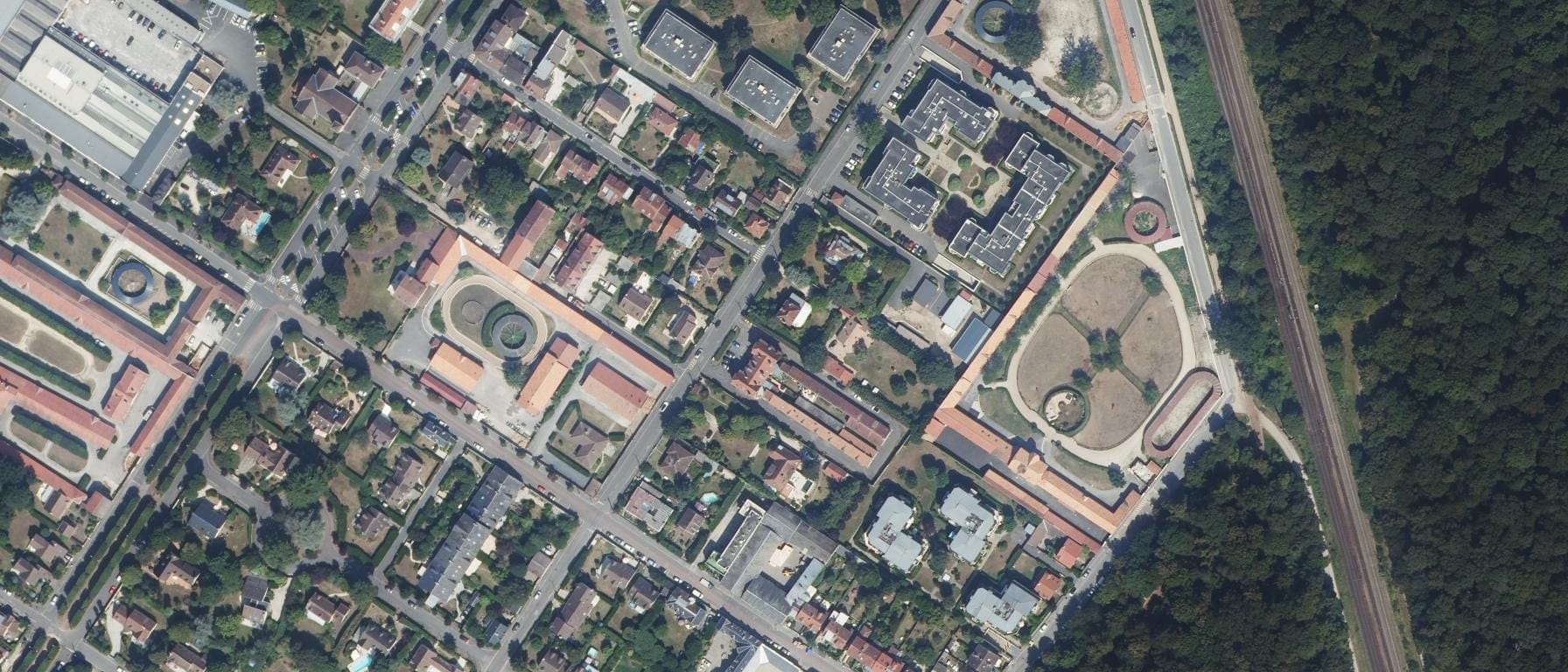 Vue aérienne de Lycée professionnel Croiset