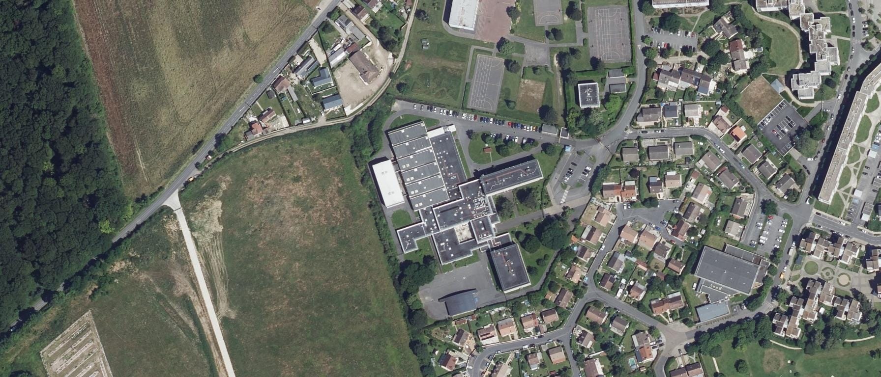 Vue aérienne de Lycée professionnel Lavoisier
