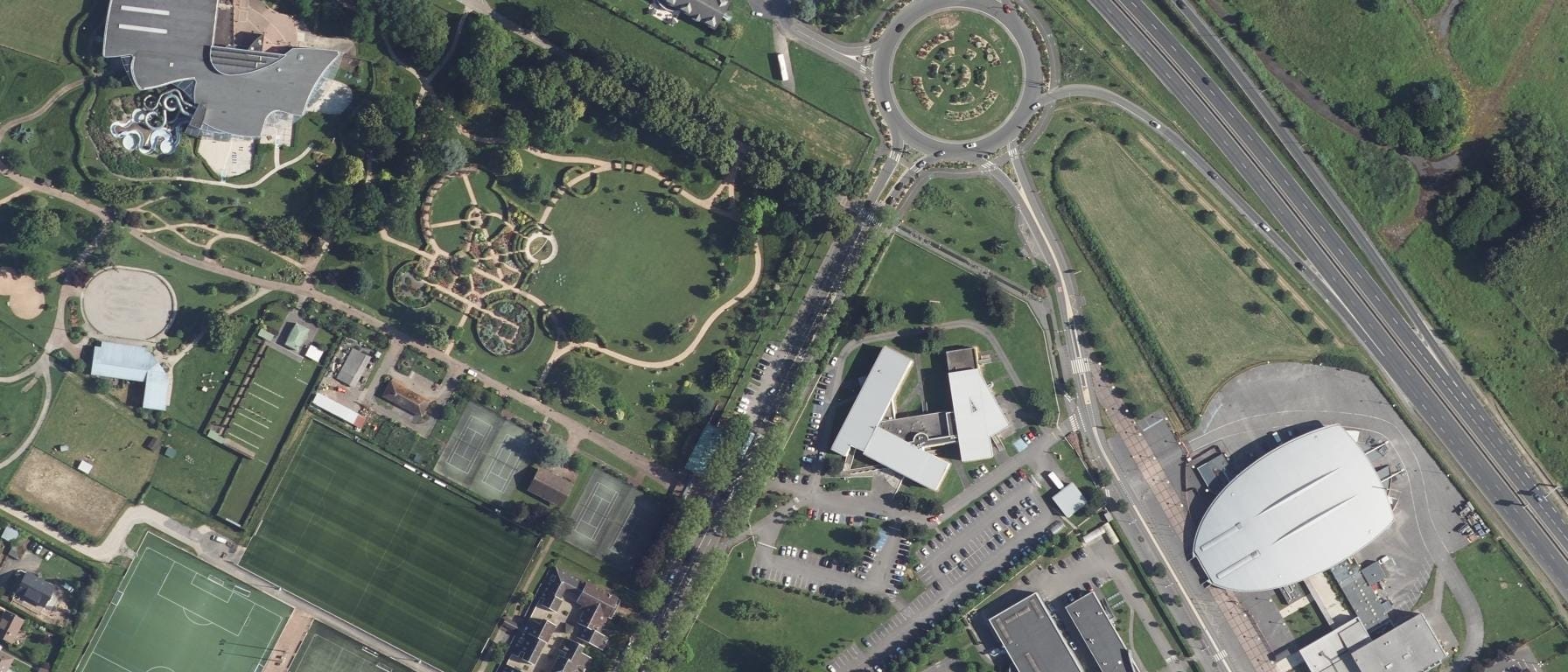 Vue aérienne de PROMEO CFAI Picardie - Site de Beauvais