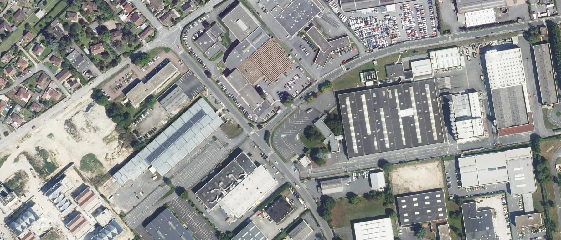 Vue aérienne de PROMEO CFAI Picardie - Site de Senlis