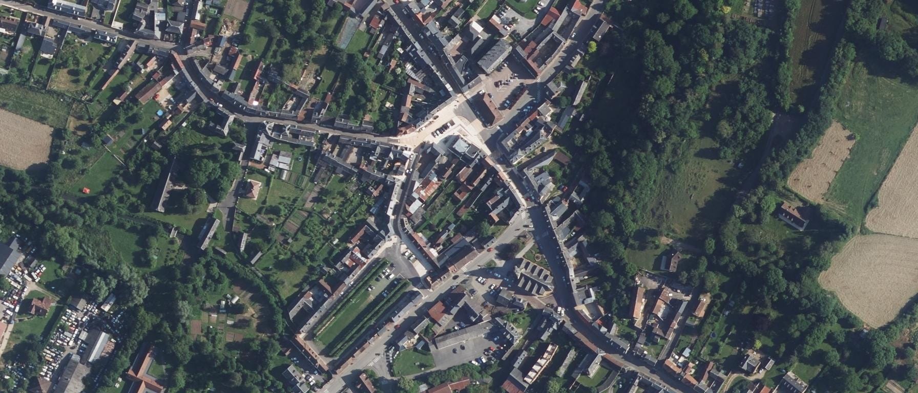 Vue aérienne de MFR de Songeons
