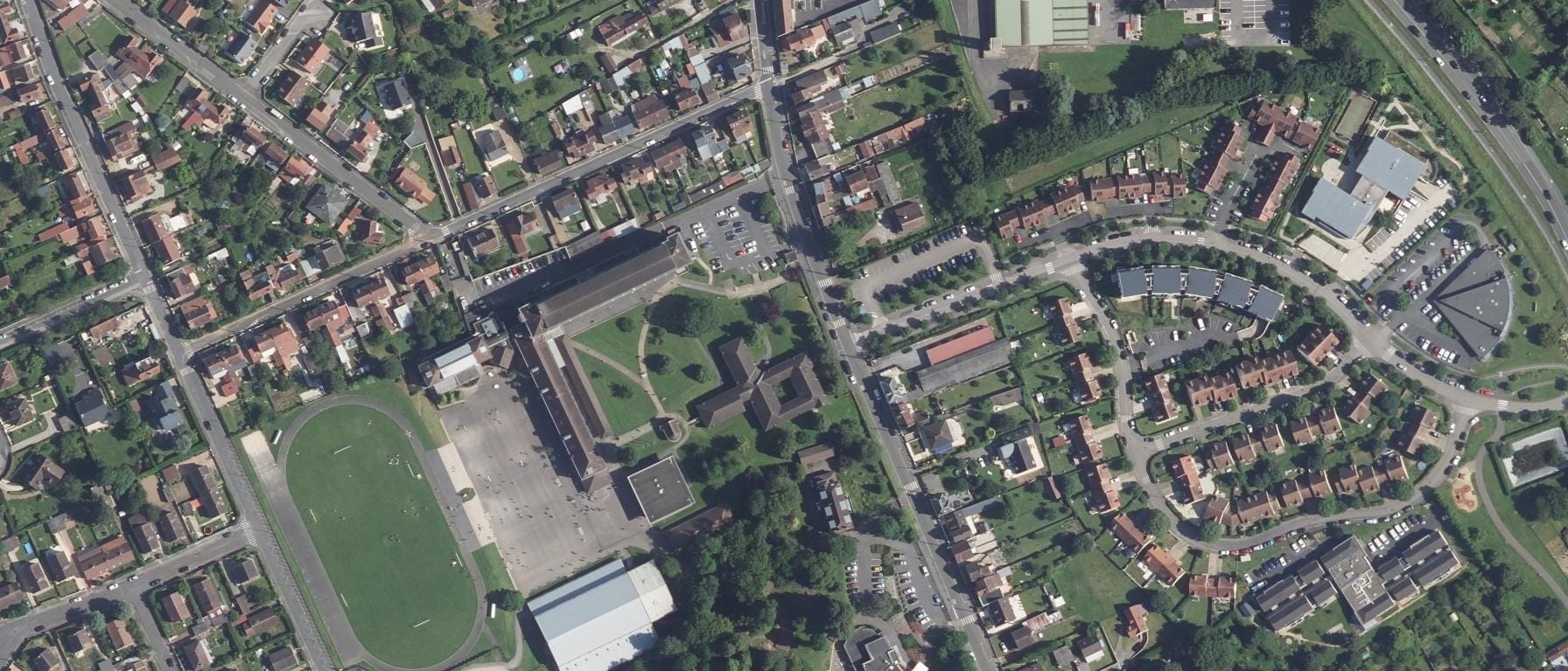 Vue aérienne de Lycée Saint Esprit