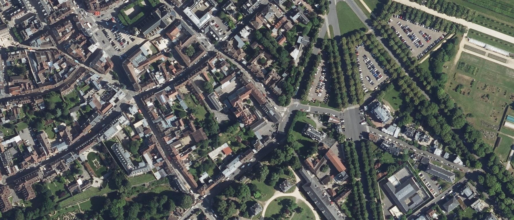 Vue aérienne de Institution Sevigne