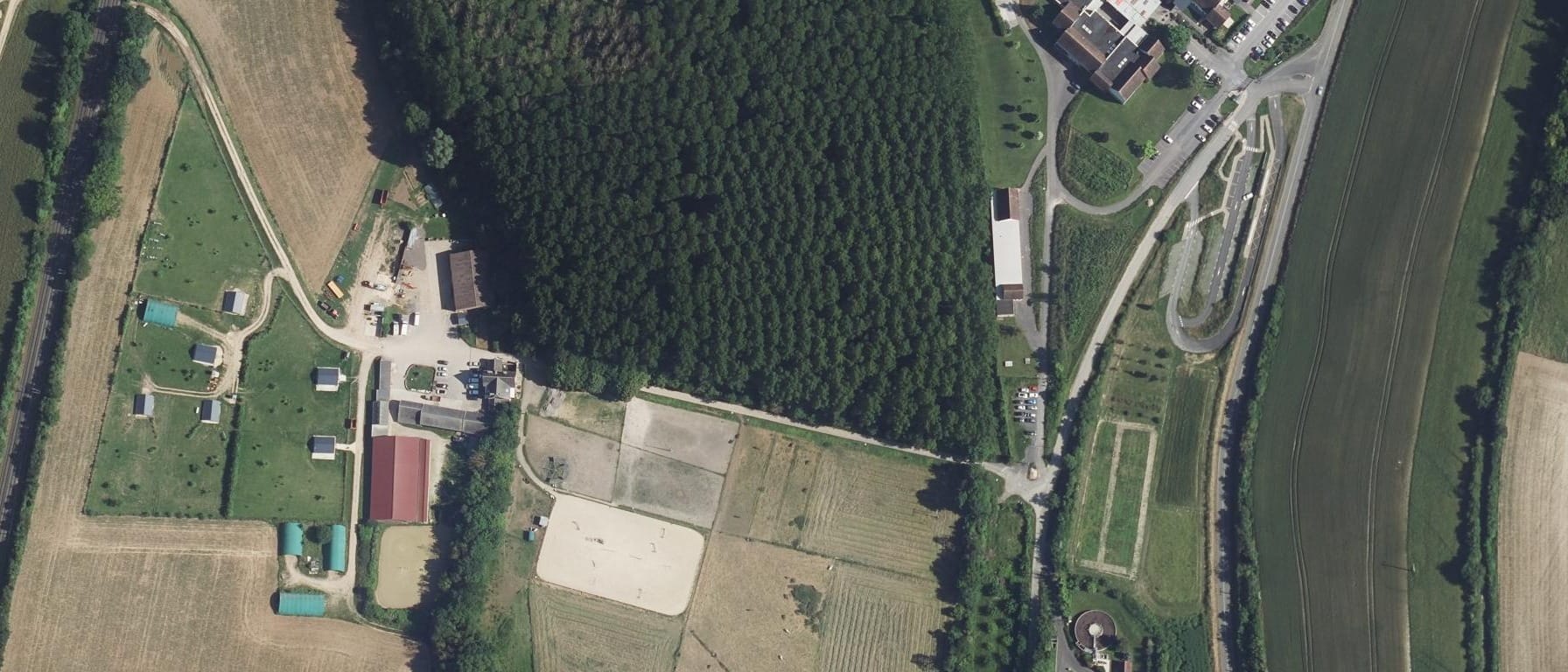 Vue aérienne de Lycée agricole de l'Oise - Airion / Beauvais