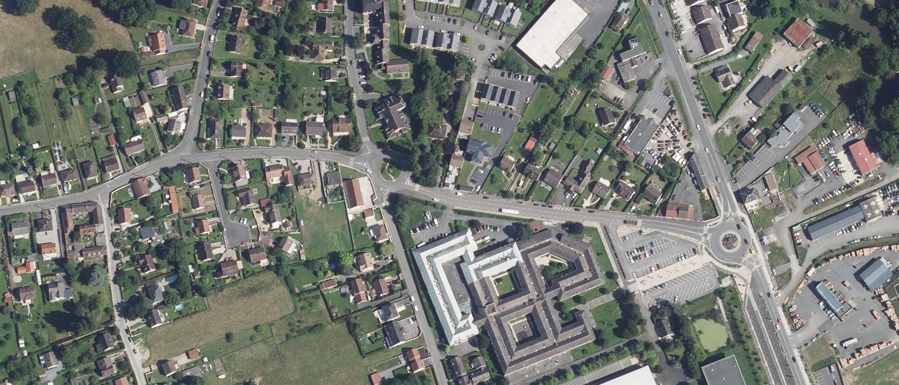 Vue aérienne de Lycée professionnel Roberval