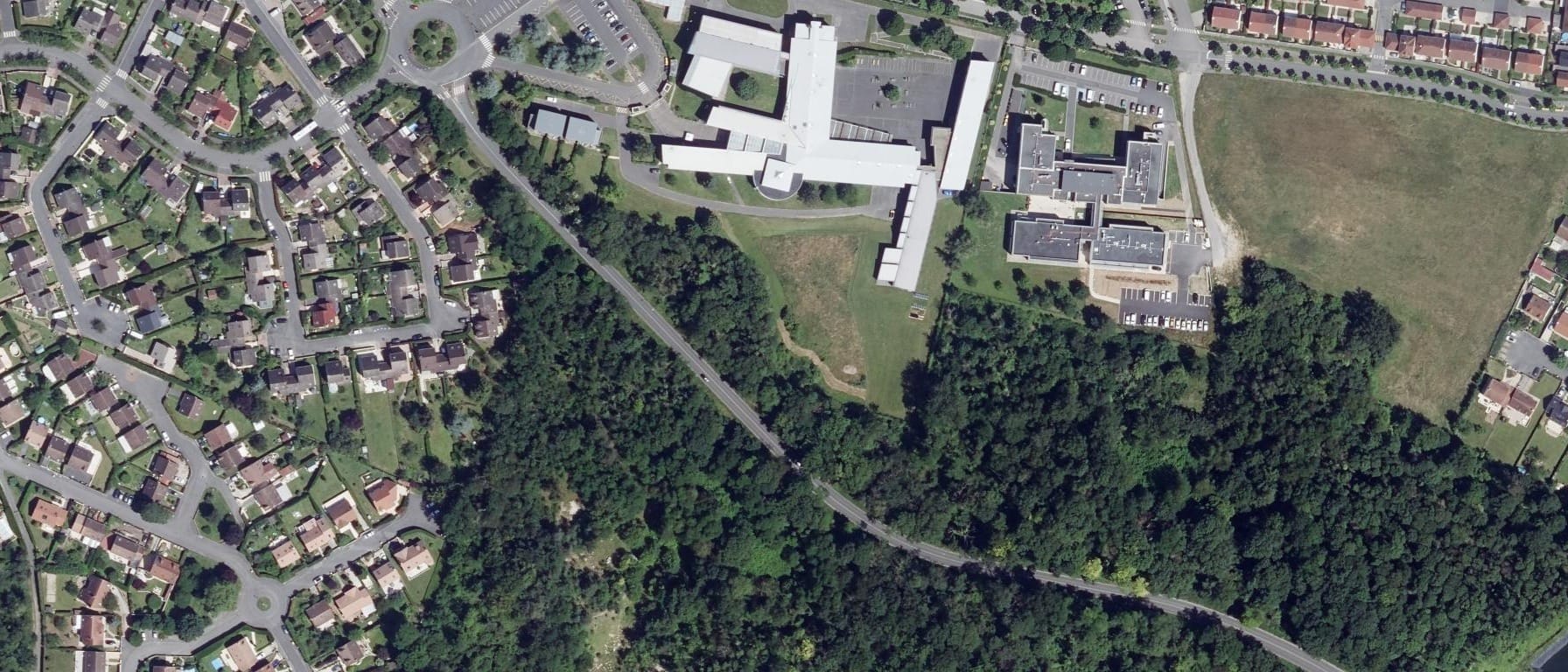 Vue aérienne de Lycée Jean Monnet