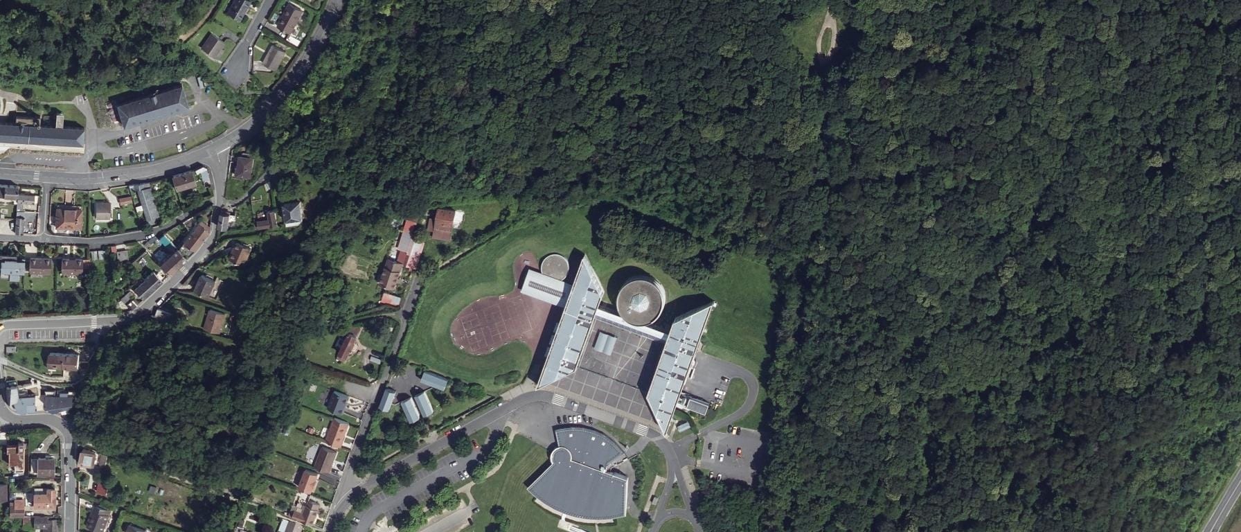 Vue aérienne de Lycée CONDORCET