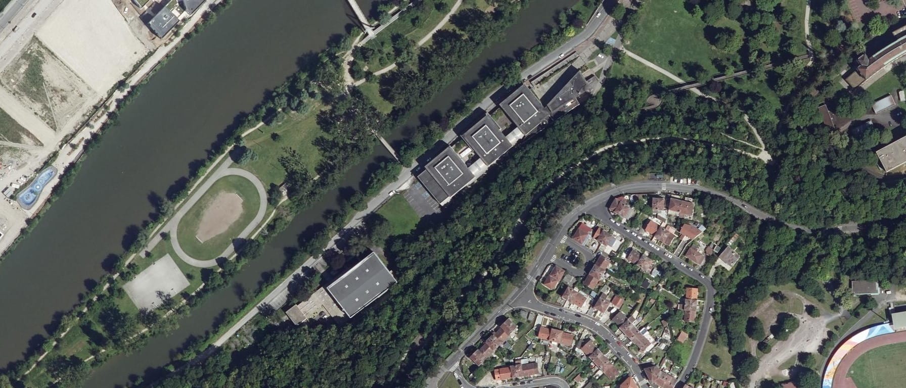 Vue aérienne de I.U.T de l'Oise - Site de Creil