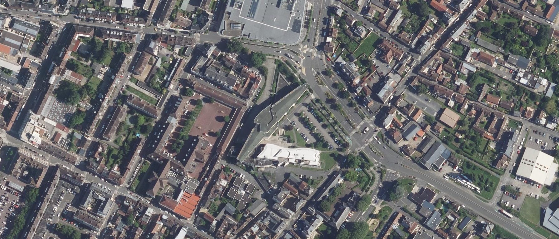 Vue aérienne de Université d'Amiens - Antenne de Beauvais