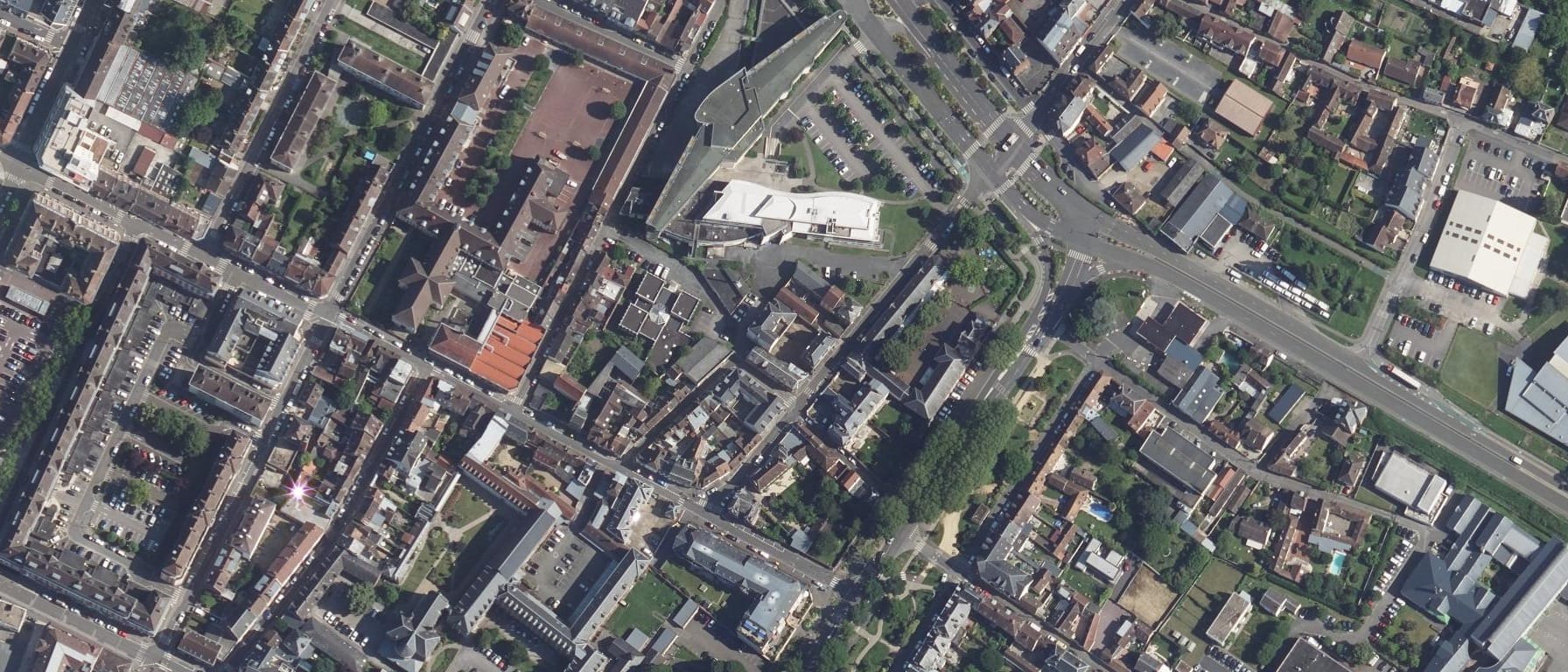 Vue aérienne de I.U.T de l'Oise - Site de Beauvais