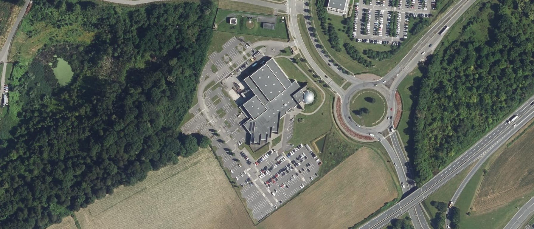 Vue aérienne de PROMEO CFAI Picardie - Site de Compiègne